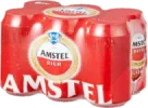 Promotie Amstel set met 6 blikken van 33 cl